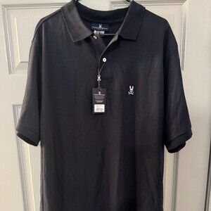 Black Psycho Bunny Polo in Brand New Condition with Tag